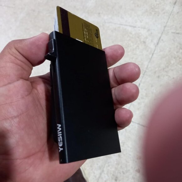 Wallet for Men - Pop up Card Holder RFID Blocking Minimalist Business Credit Ca - Picture 3 of 10